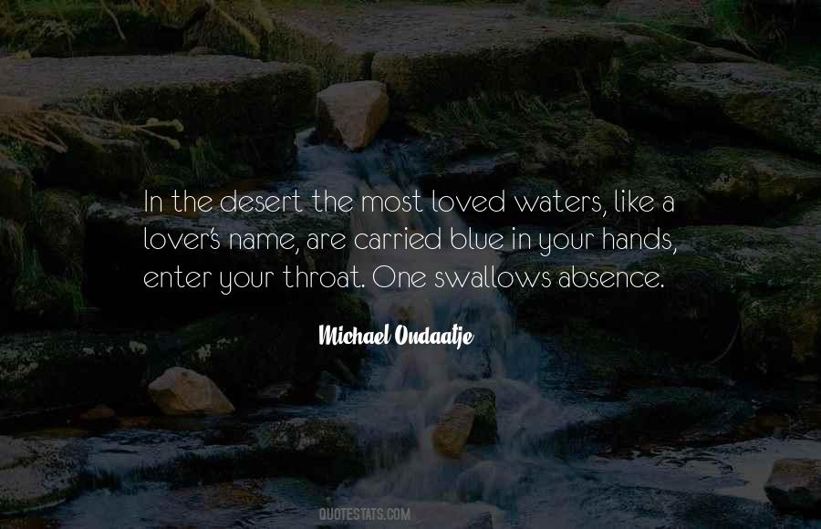 Quotes About Blue Waters #1374281