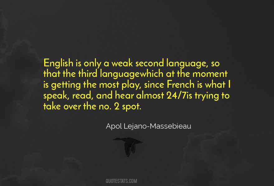 Quotes About The English And The French #123621