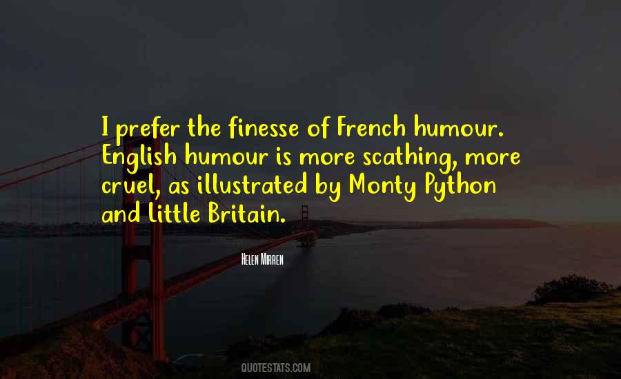 Quotes About The English And The French #135149