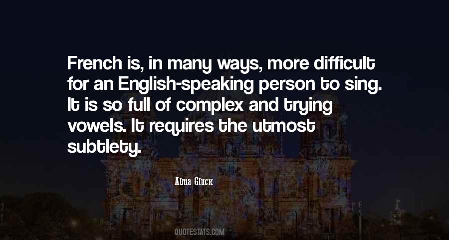 Quotes About The English And The French #1413050
