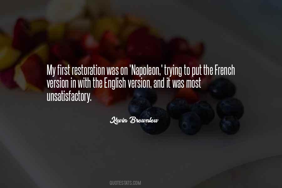 Quotes About The English And The French #2772