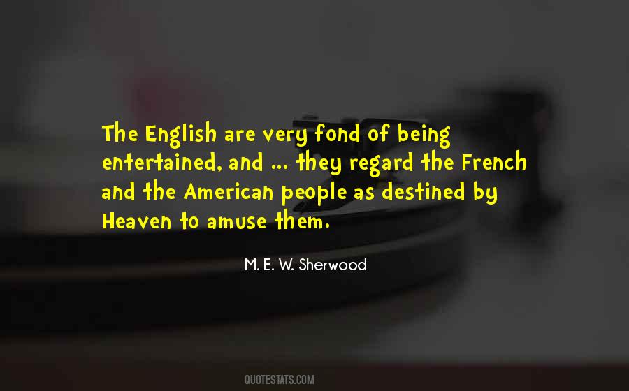 Quotes About The English And The French #439597