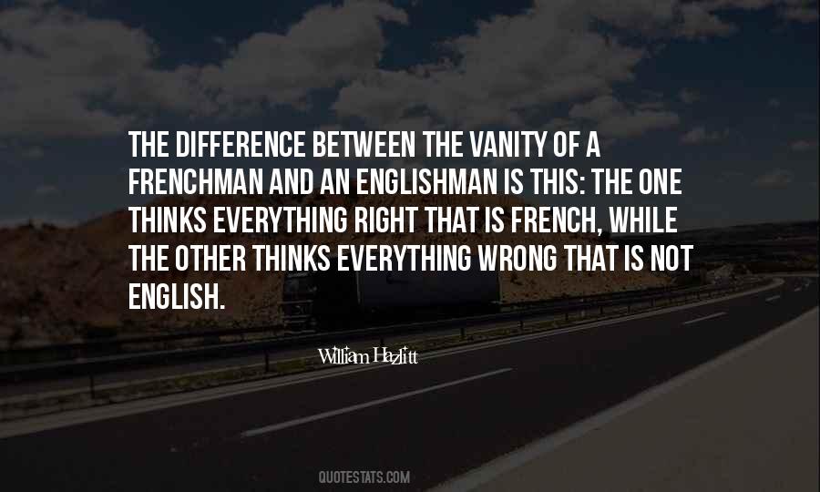 Quotes About The English And The French #726116