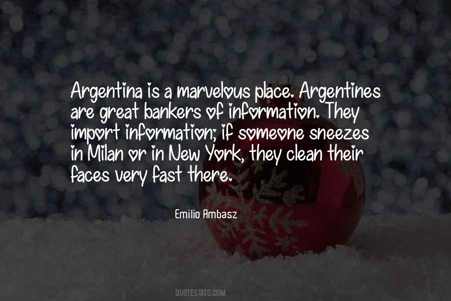 Quotes About Argentines #1120484