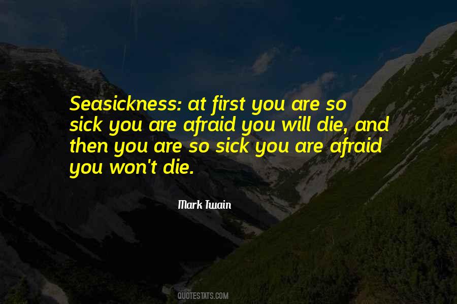 Quotes About Seasickness #1031956