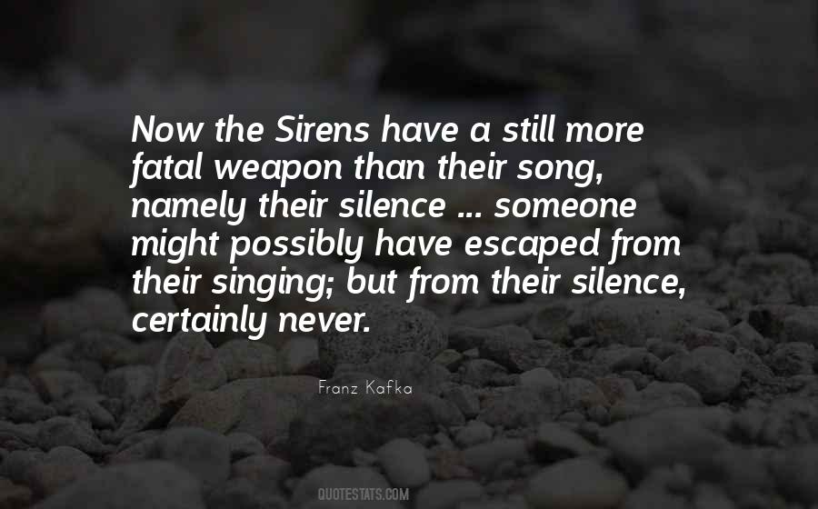 Quotes About Sirens #1205599