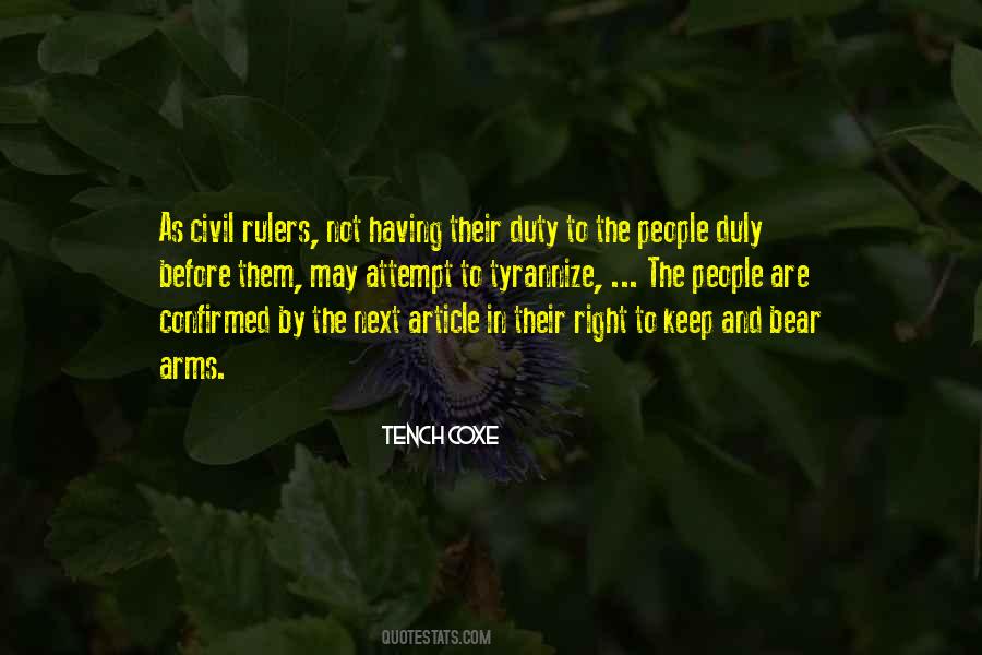 Quotes About Civil Duty #1681135