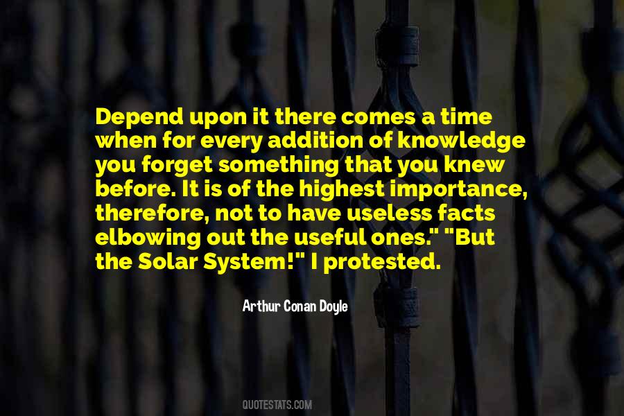 Importance Of Knowledge Quotes #892106