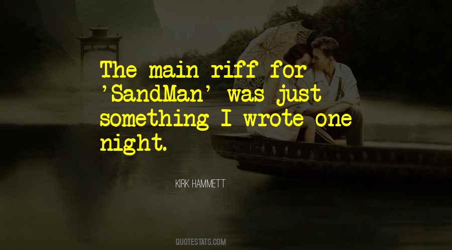Quotes About Sandman #440100