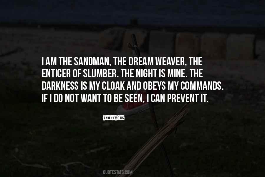 Quotes About Sandman #903519