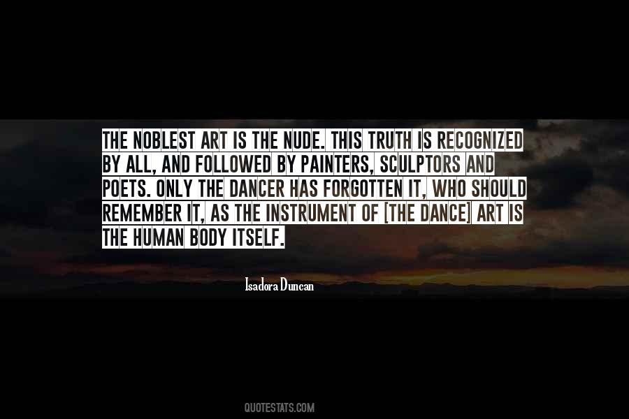 Quotes About The Body As Art #749376