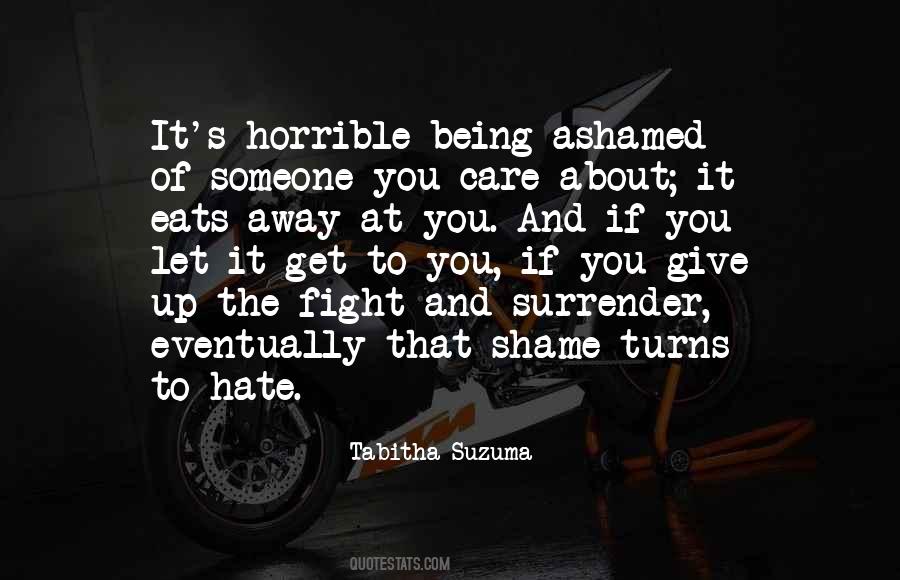 Shame Ashamed Quotes #1491630