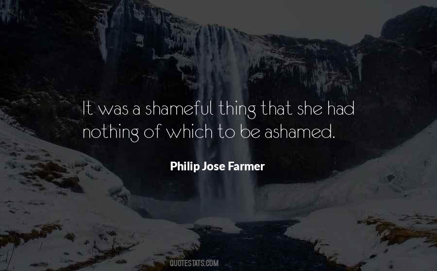 Shame Ashamed Quotes #535156