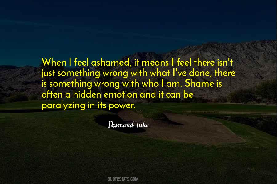 Shame Ashamed Quotes #771743