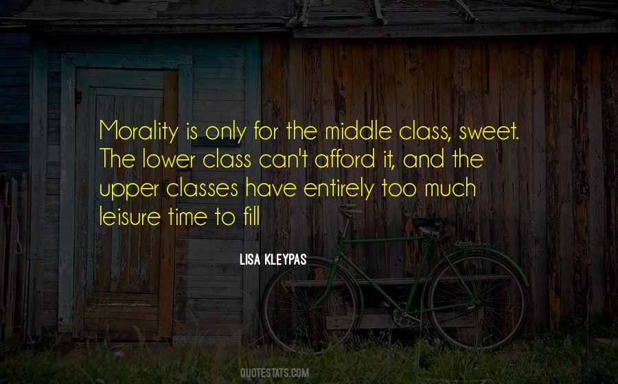 Quotes About Upper And Lower Class #327109