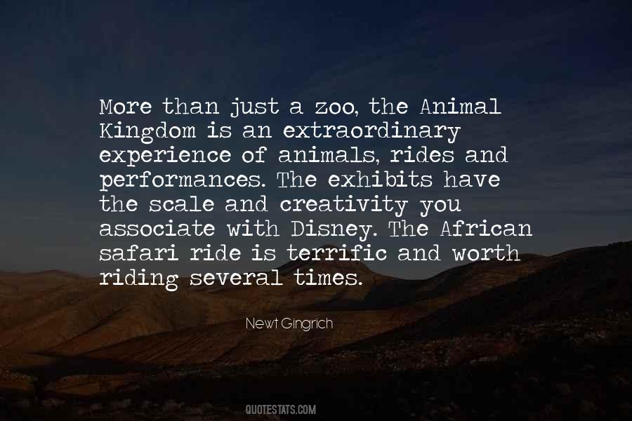Quotes About Disney's Animal Kingdom #125840
