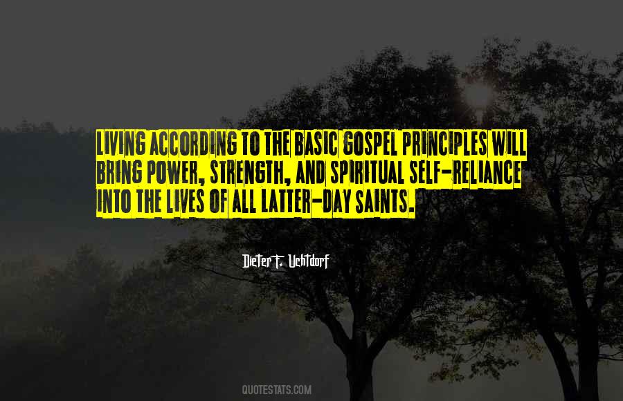 Quotes About Living Out The Gospel #575401
