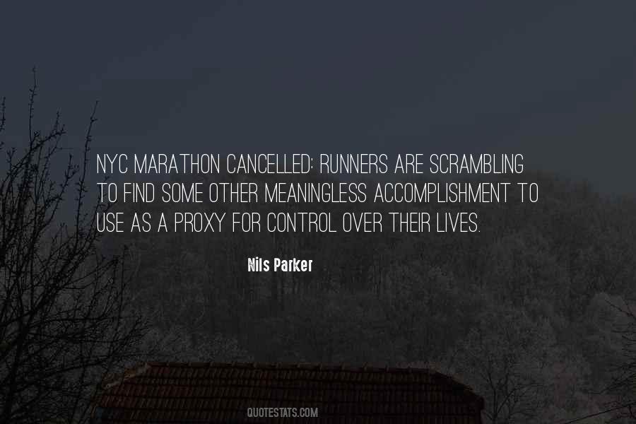 Quotes About Marathon Runners #105935