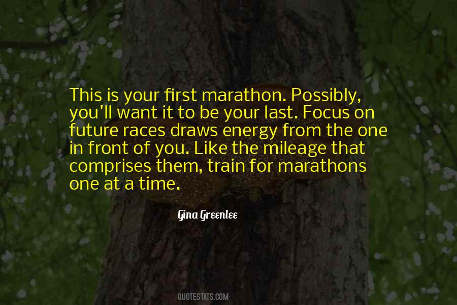 Quotes About Marathon Runners #406844