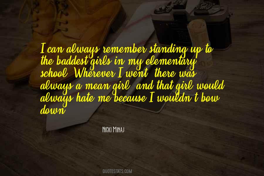 Quotes About School Girl #71078