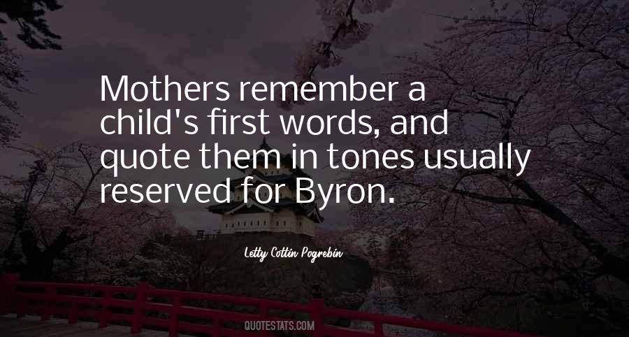 Quotes About Byron #596462