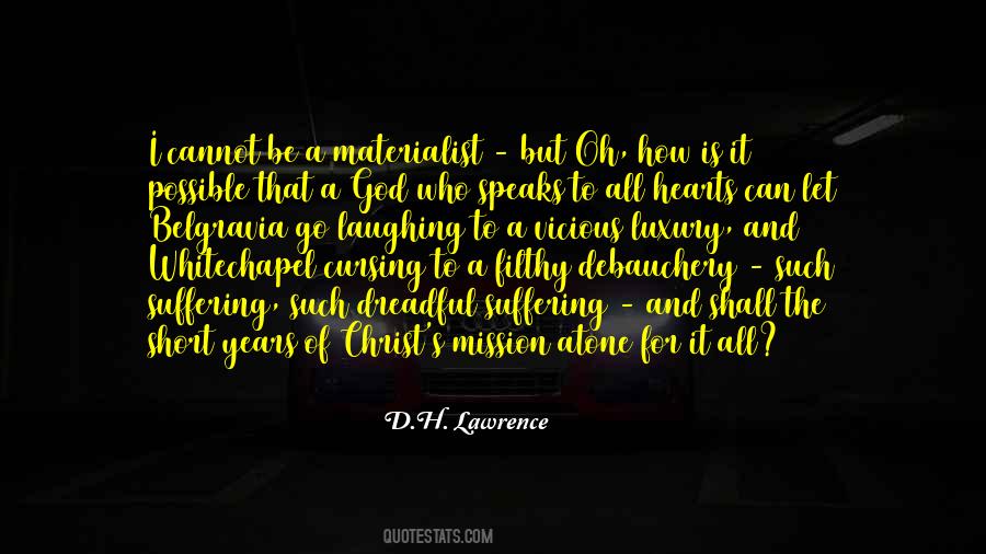 Christ S Suffering Quotes #1879195
