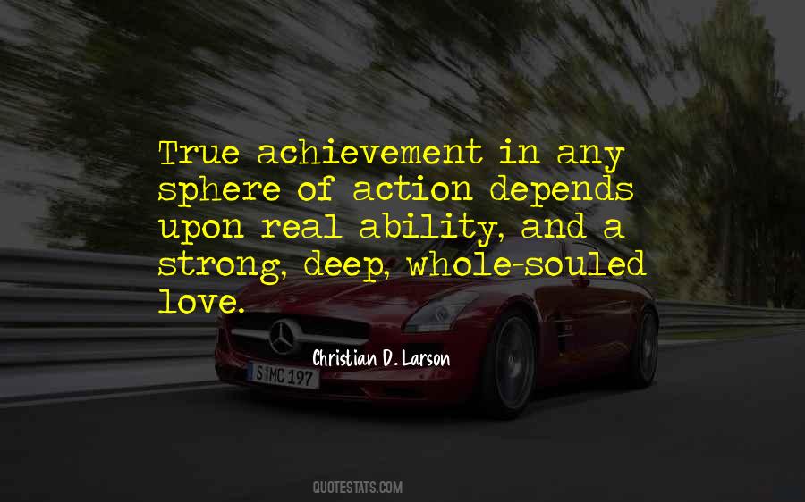 Quotes About Ability And Achievement #908924