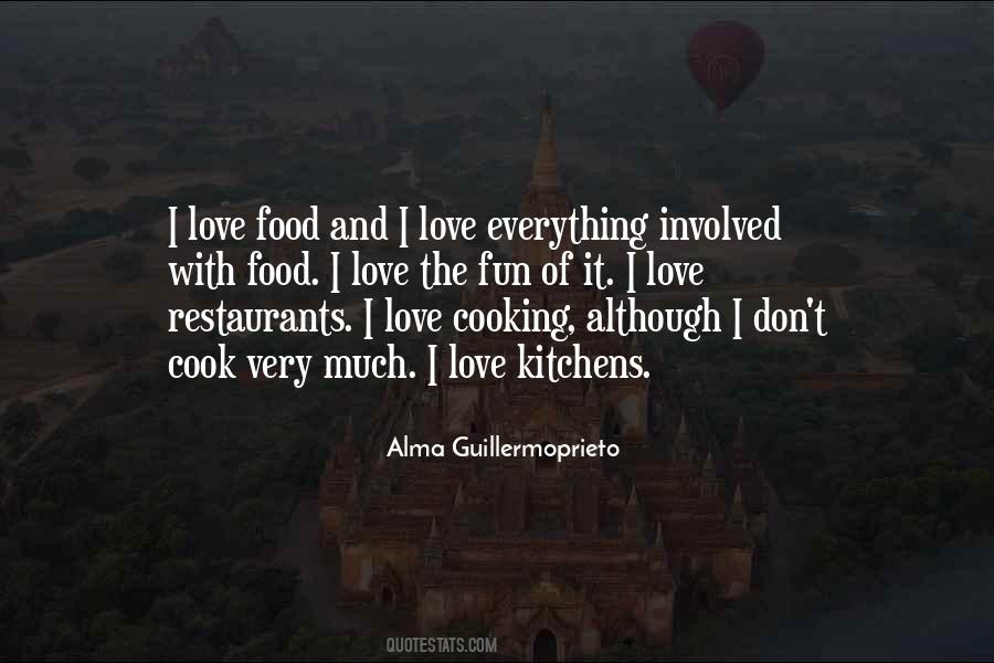 Quotes About Cooking With Love #268264