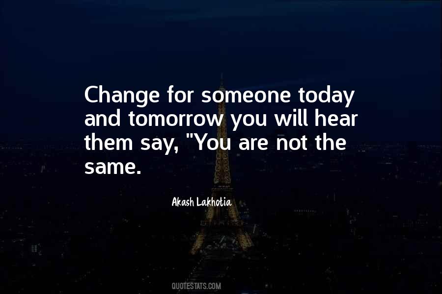 Quotes About Change For Love #67769