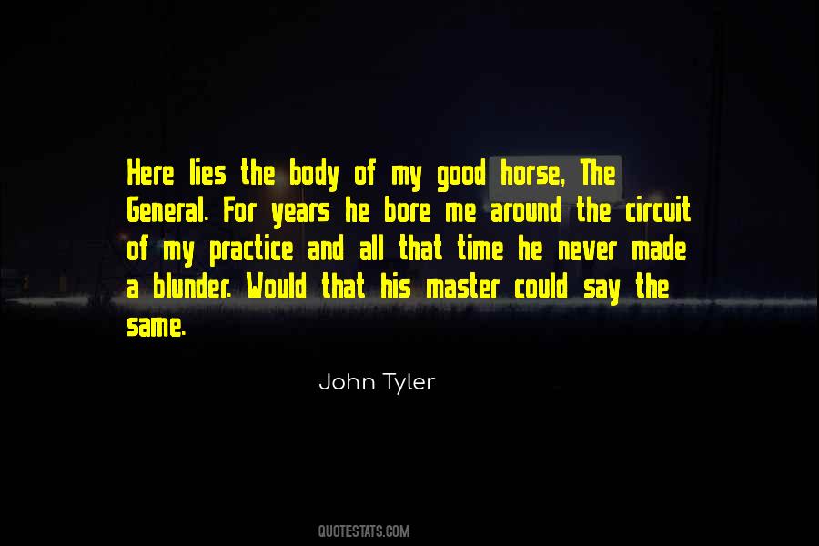 Quotes About A Good Horse #812227