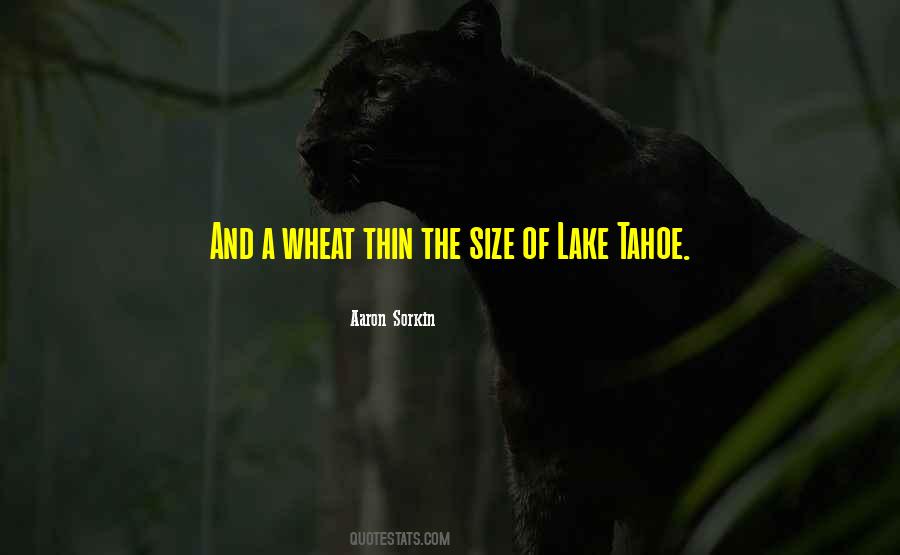 Quotes About Lake Tahoe #1696894