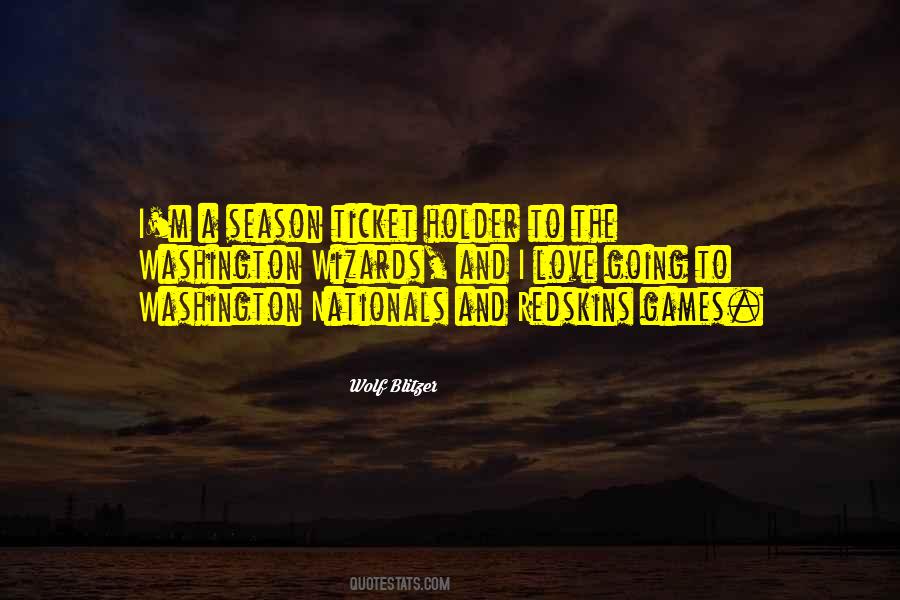 Quotes About The Washington Redskins #869419