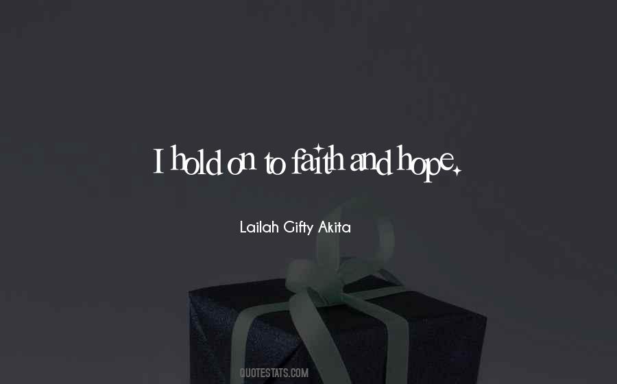 Quotes About Faith And Hope #494193