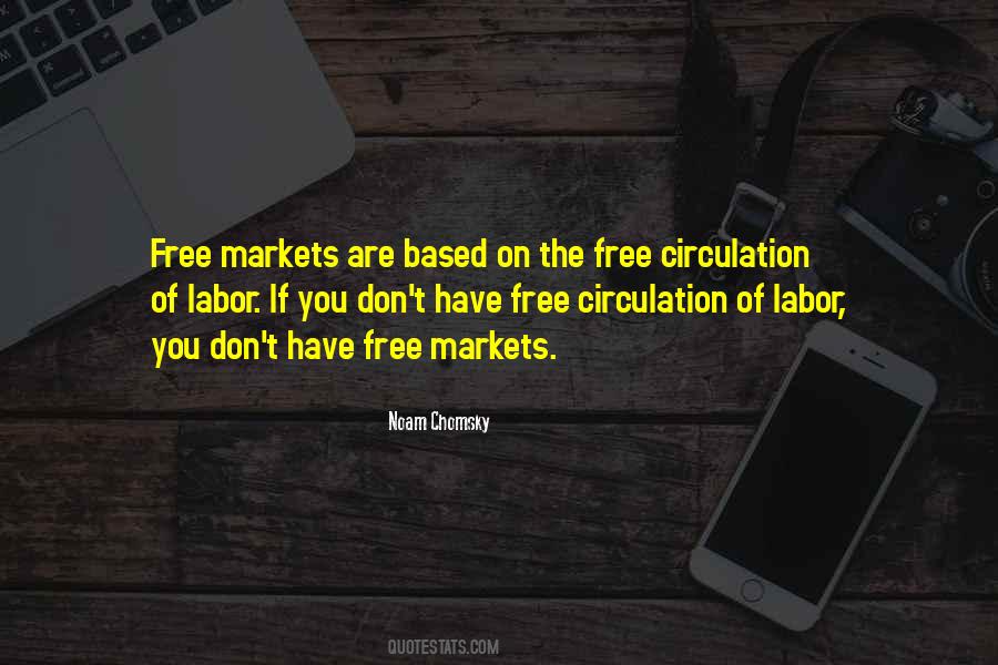 Quotes About Free Markets #1492481