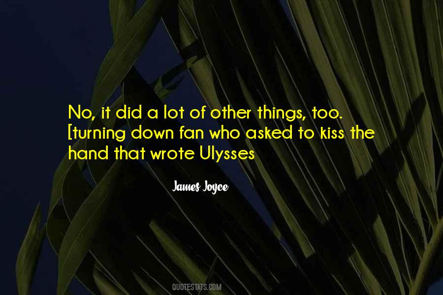 Joyce Ulysses Quotes #1434657