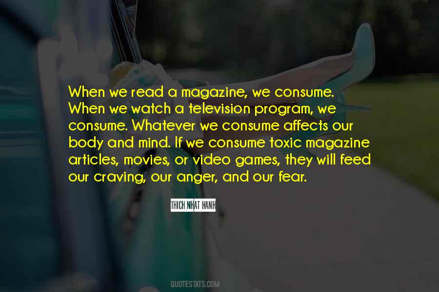 We Consume Quotes #1715566