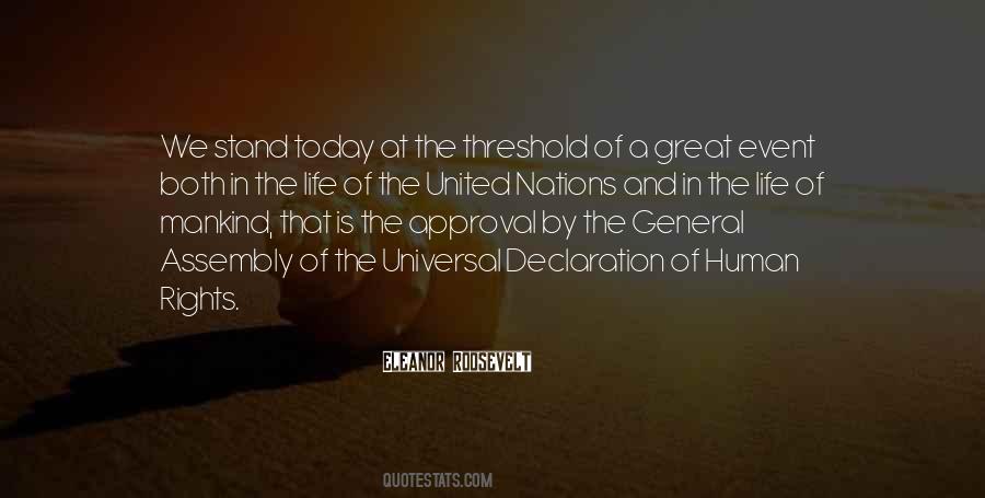 Quotes About Declaration Of Human Rights #1651768