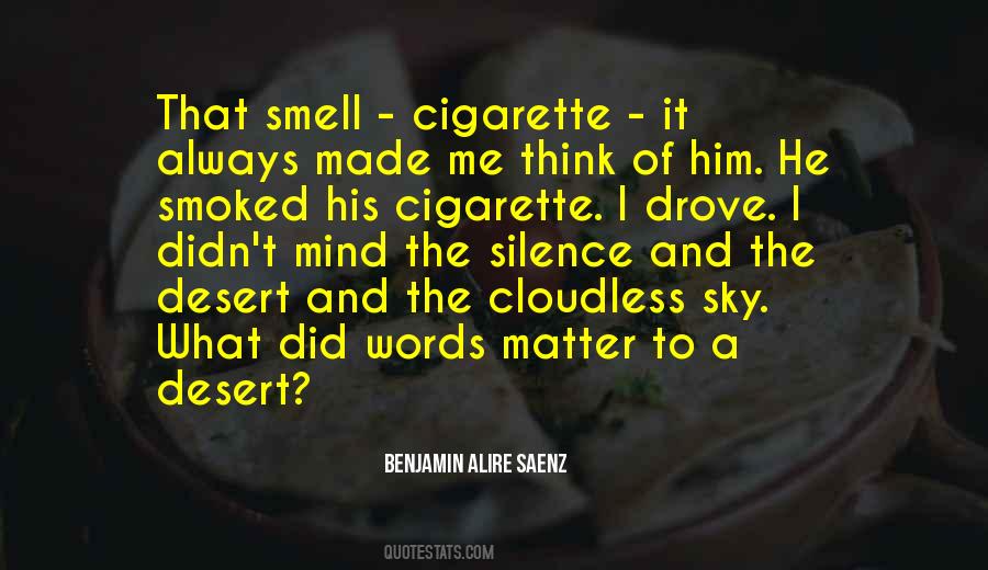 Quotes About The Smell Of Him #1484958