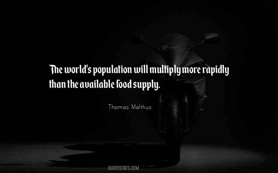 Quotes About Malthus #1171686