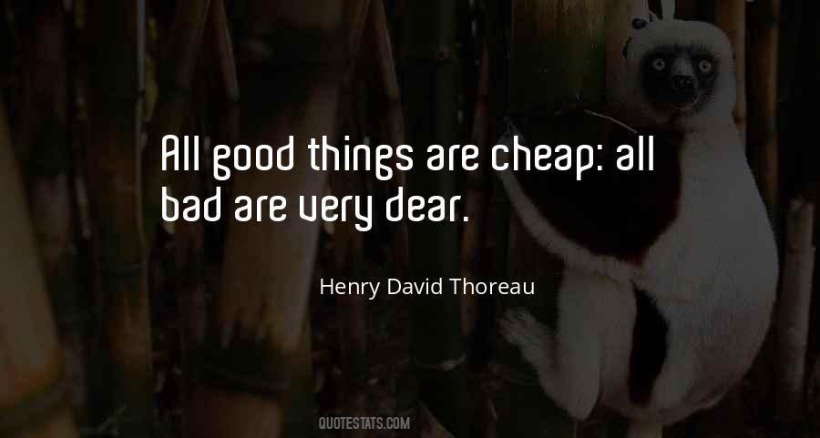 Quotes About Cheap Things #575198