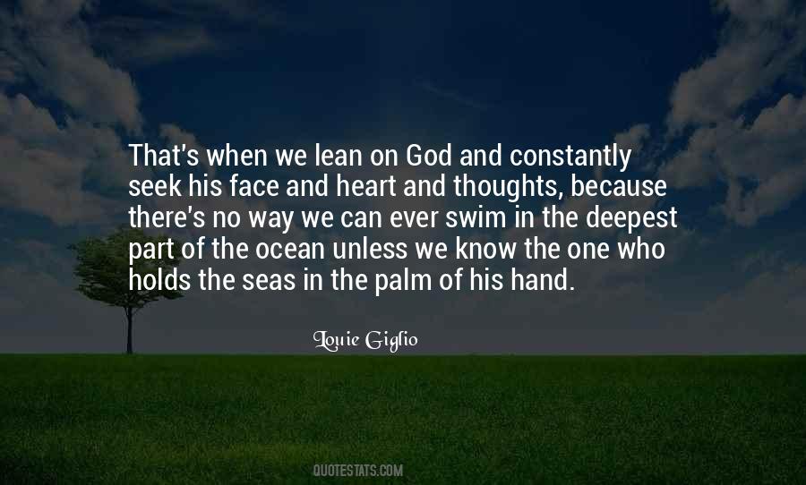 Quotes About The Ocean And God #1054048