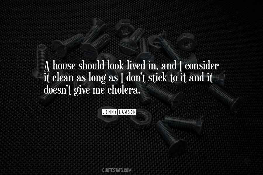 Quotes About A Clean House #1568190