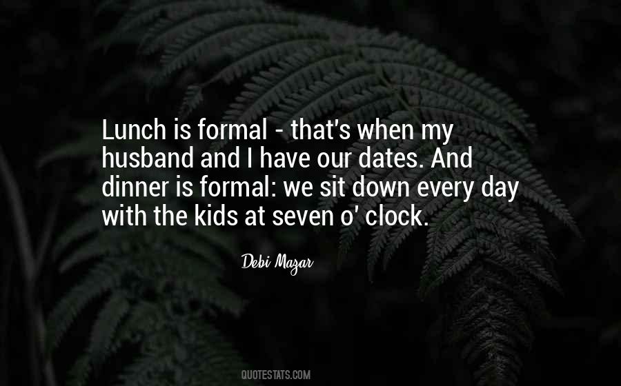 Lunch And Dinner Quotes #1391552