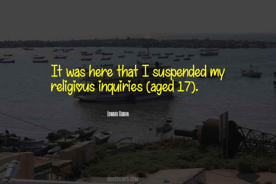 Quotes About Suspended #1344022
