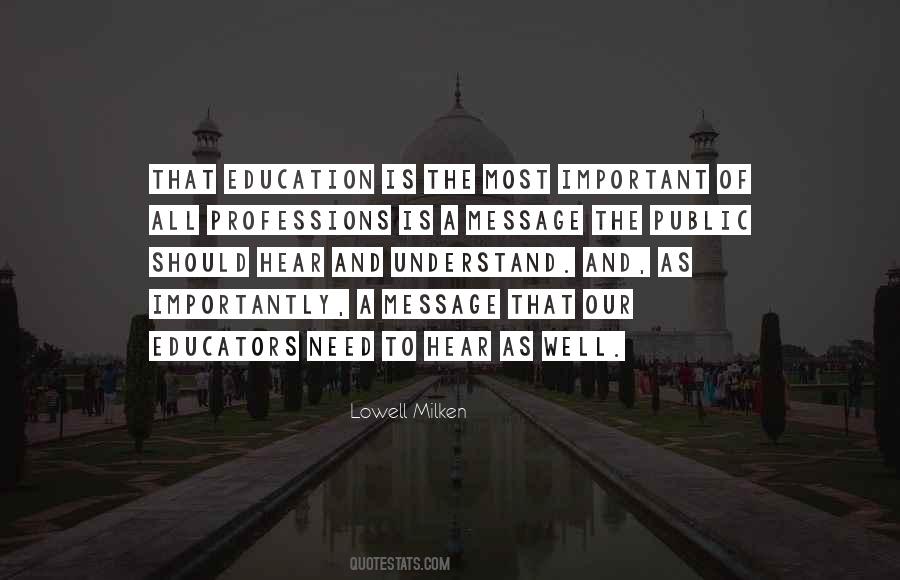 Quotes About Educators #1431428