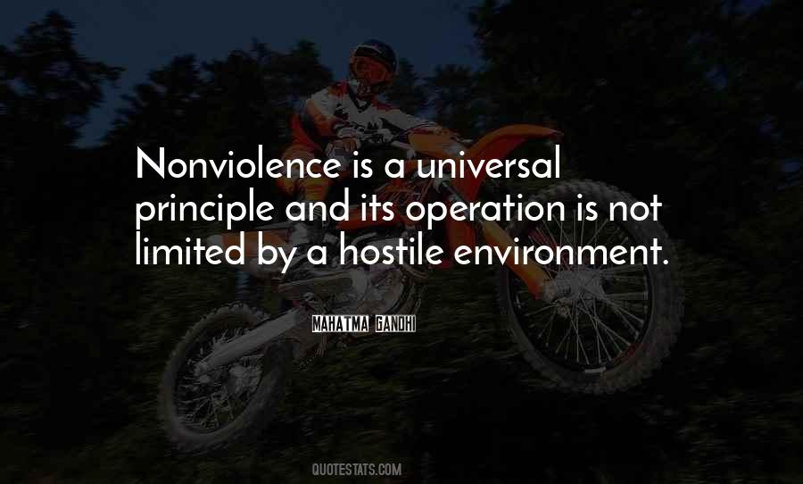 Quotes About Hostile Environment #535816