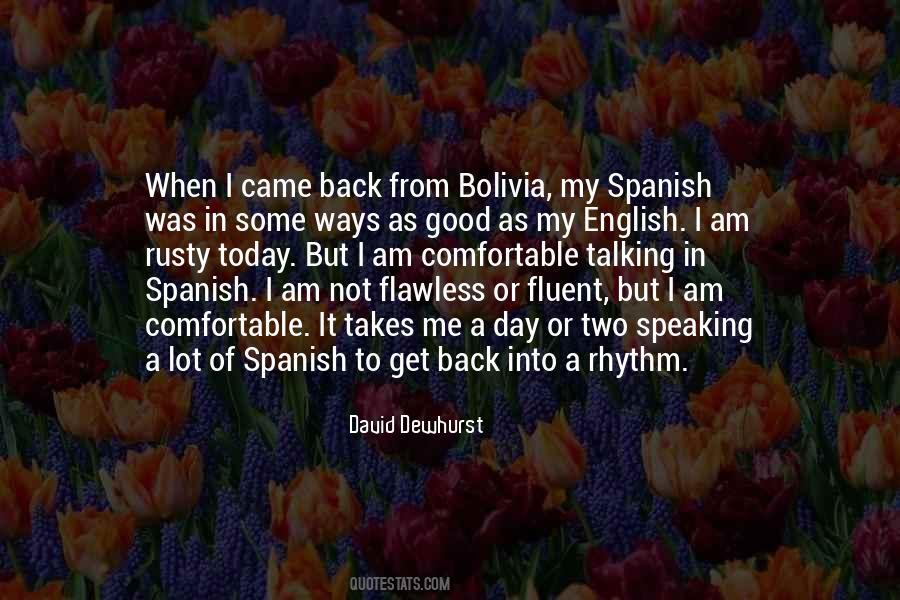 Quotes About Bolivia #1063587