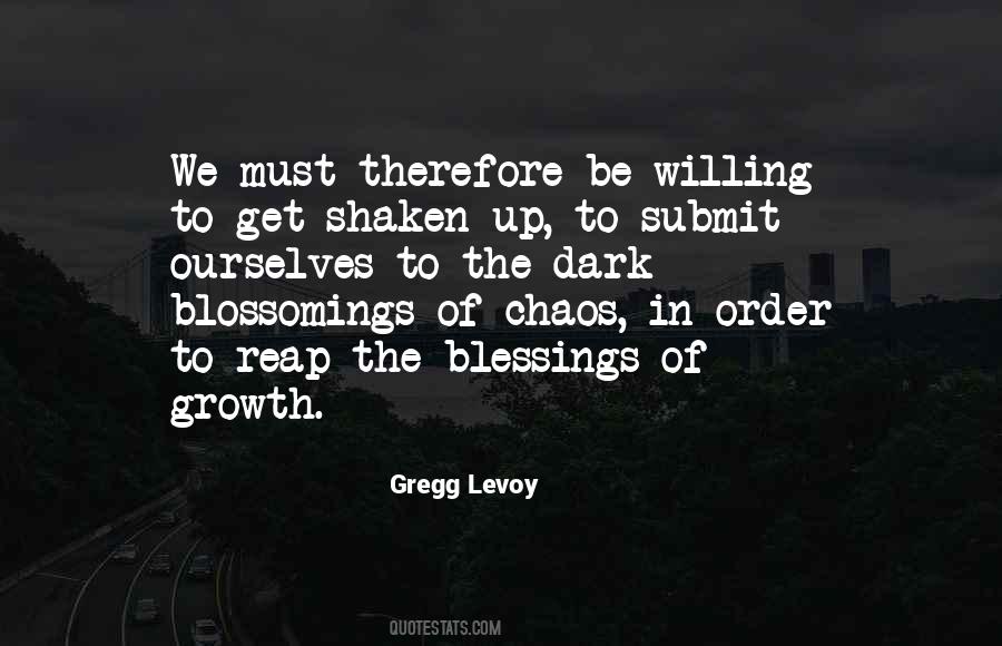 Chaos To Order Quotes #1122200