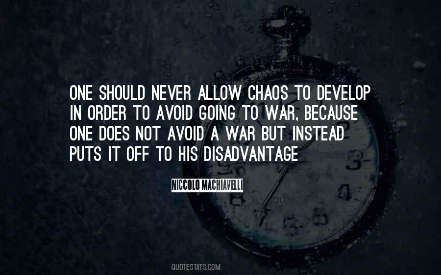 Chaos To Order Quotes #743054