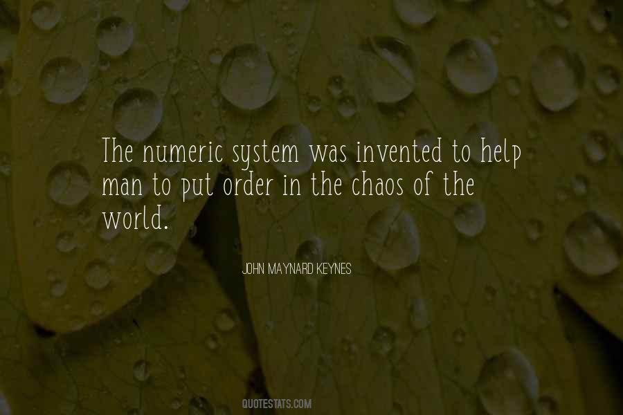 Chaos To Order Quotes #937500